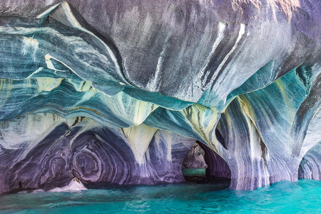 Μαρμάρινες Σπηλιές, Χιλή